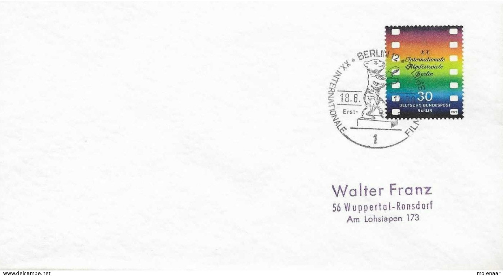 Postzegels > Europa > Duitsland > Berlijn > 1e Dag FDC (brieven)  No. 358 (17161) - 1948-1970