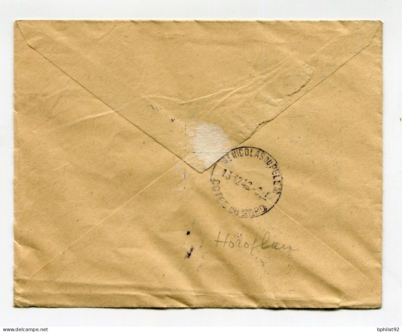 !!! LETTRE RECO DE 1948 AVEC RARE CACHET "DETACHEMENT DE GENDARMERIE DE L'AOF ET DU TOGO" - Brieven En Documenten