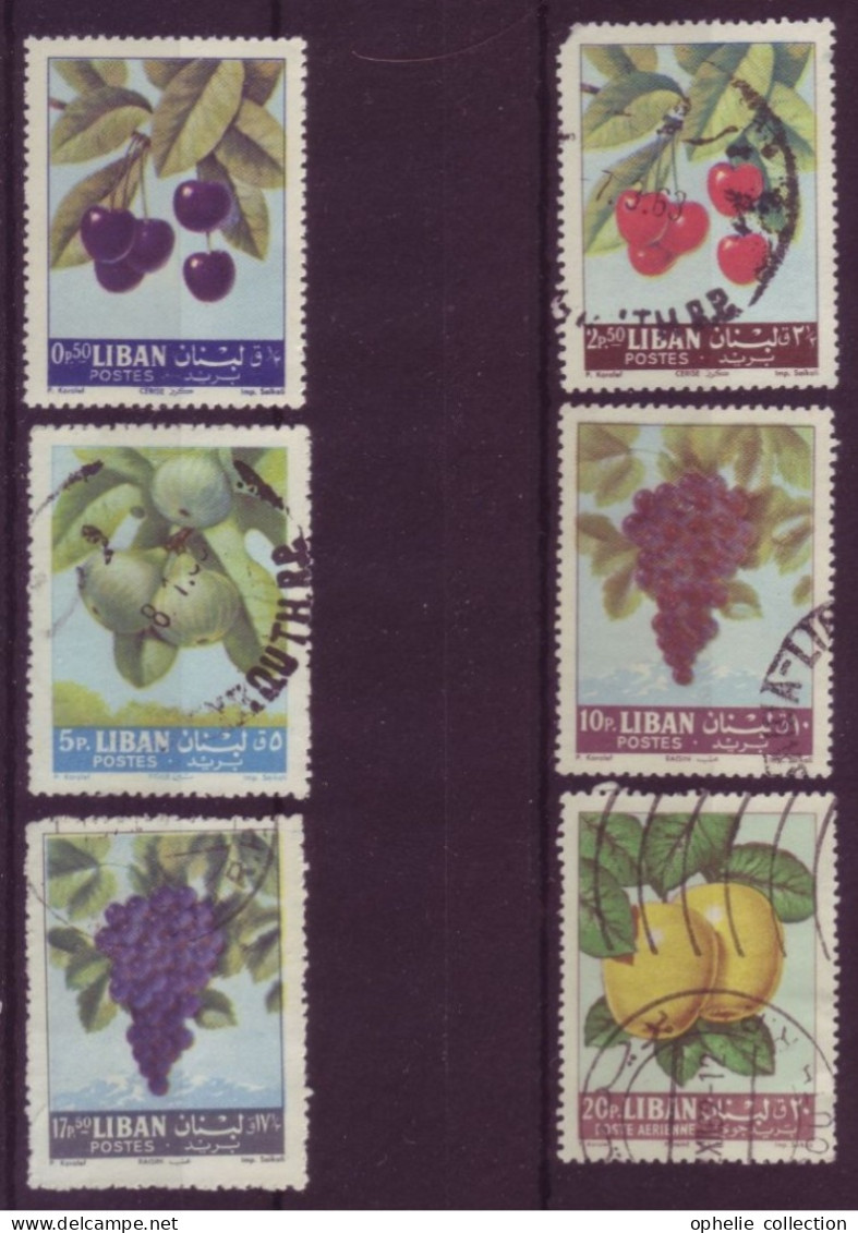 Asie - Liban - Flore - 6 Timbres Différents - 7208 - Líbano