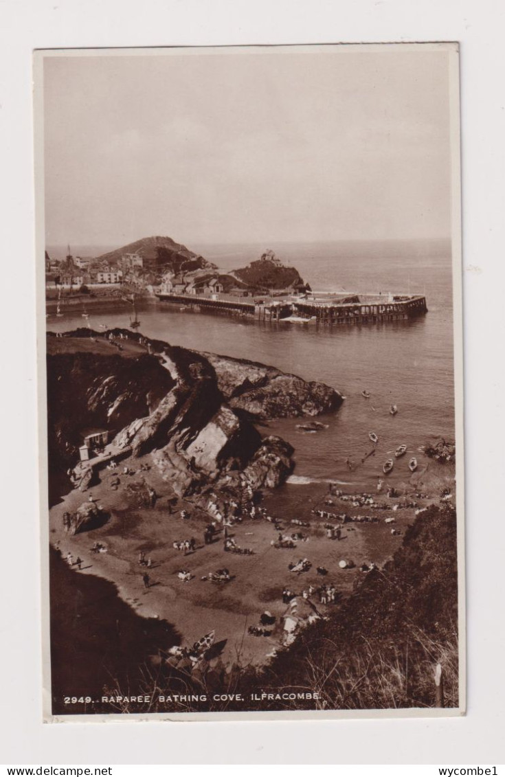 ENGLAND - Ilfracombe Raparee Bathing Cove Used Vintage Postcard - Ilfracombe