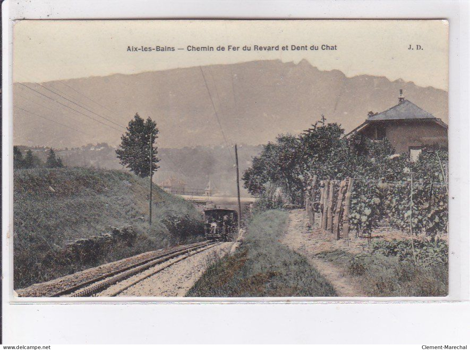 AIX-les-BAINS: Chemin De Fer Du Revard Et Dent Du Chat, Chemin De Fer - Très Bon état - Aix Les Bains