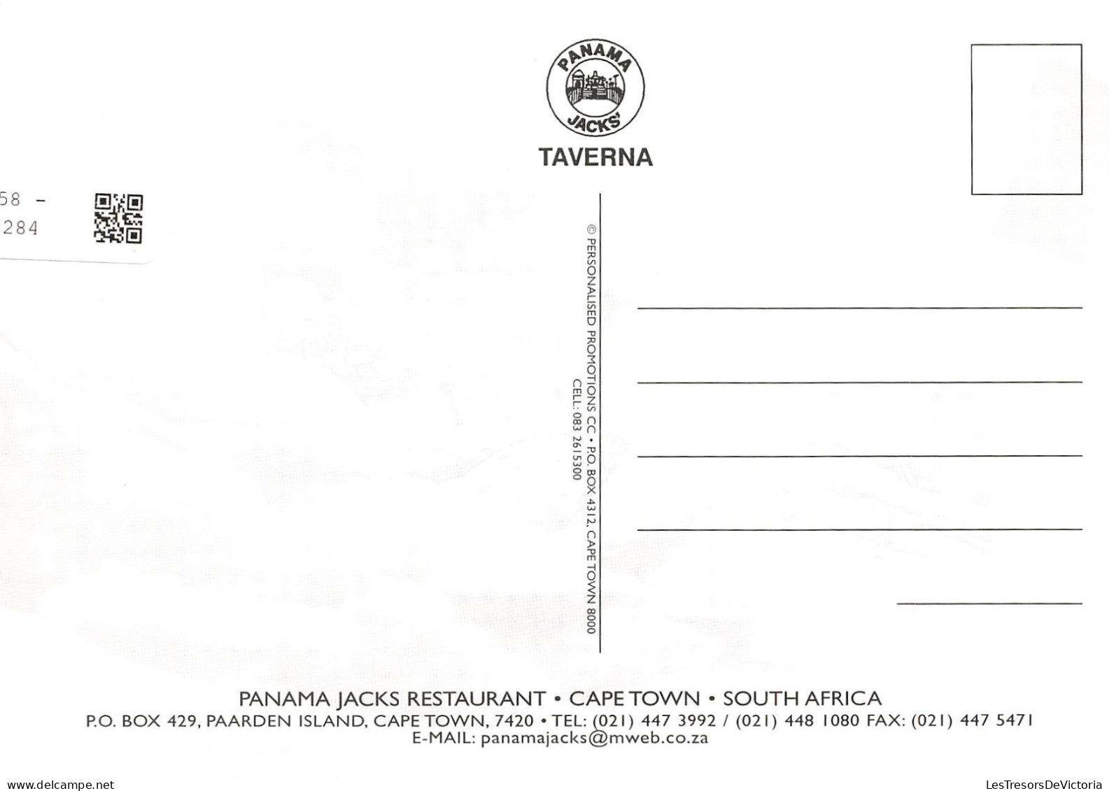 AFRIQUE DU SUD - Panama Jacks'Taverna Restaurant - Cape Town - South Africa - Multi-vues - Carte Postale - Afrique Du Sud
