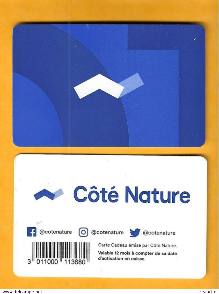 Carte Cadeau Côté Nature - Gift Cards
