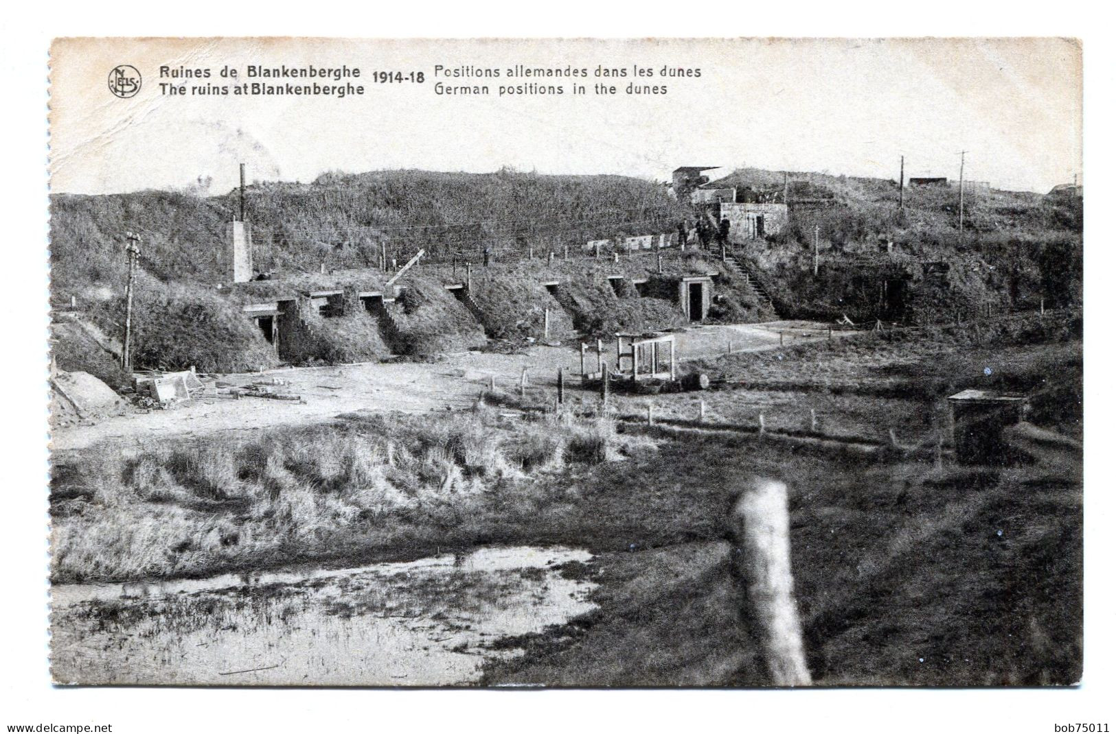 RUINE DE BLANKENBERGHE 1914-18 , Position Allemandes Dans Les Dunes - Blankenberge