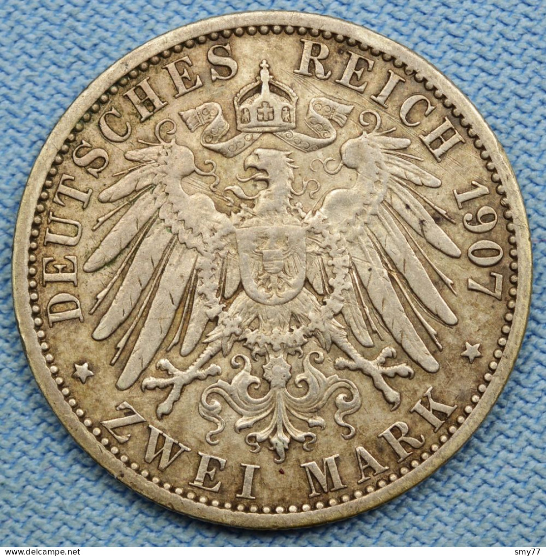 Preussen / Prussia • 2 Mark 1907 • Wilhelm II •  Königreich / Prusse / German States / Silver • [24-726] - Altri & Non Classificati