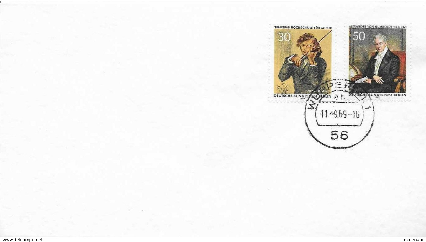 Postzegels > Europa > Duitsland > Berlijn > 1970-1979 >346 En 347 1 Dag Voor Uitgiftedatum Gestempeld (17162) - Lettres & Documents