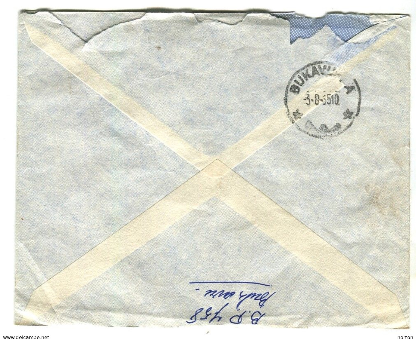 Congo Bukavu 1 Oblit. Keach 10(-E) Sur C.O.B 360+493 Sur Lettre Vers Bruxelles Le 03/08/1965 - Lettres & Documents