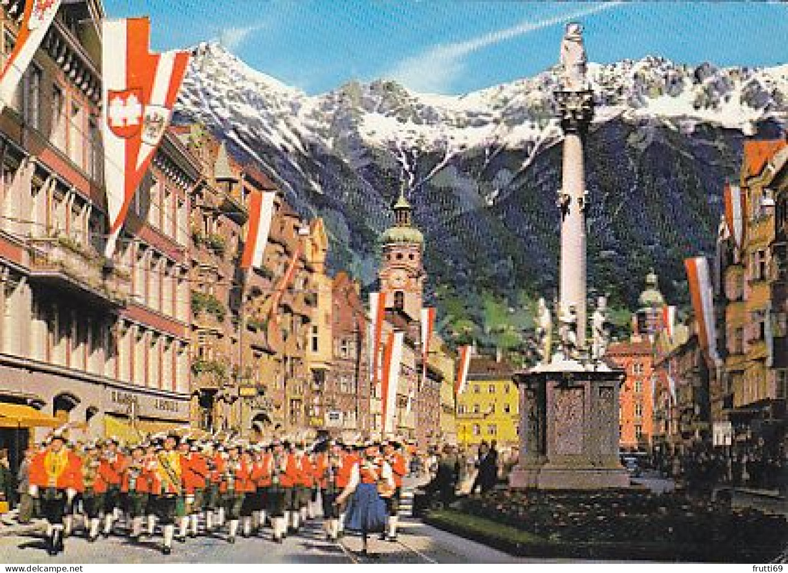 AK 216605 AUSTRIA - Innsbruck - Maria Theresienstraße Mit Annasäule - Innsbruck