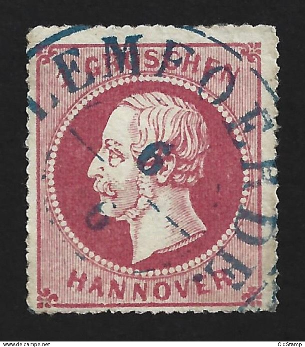 HANNOVER 1864 Mi.# 23 LEMFOERDE 6/6 Gestempelt / Allemagne Alemania Altdeutschland Old Germany States - Hannover