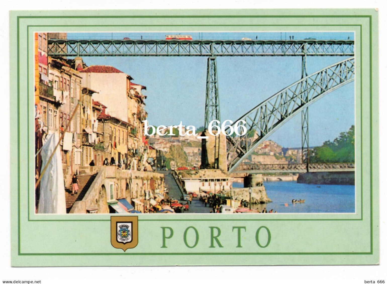 Portugal * Porto * Ribeira Pier * Luis I Bridge - Porto