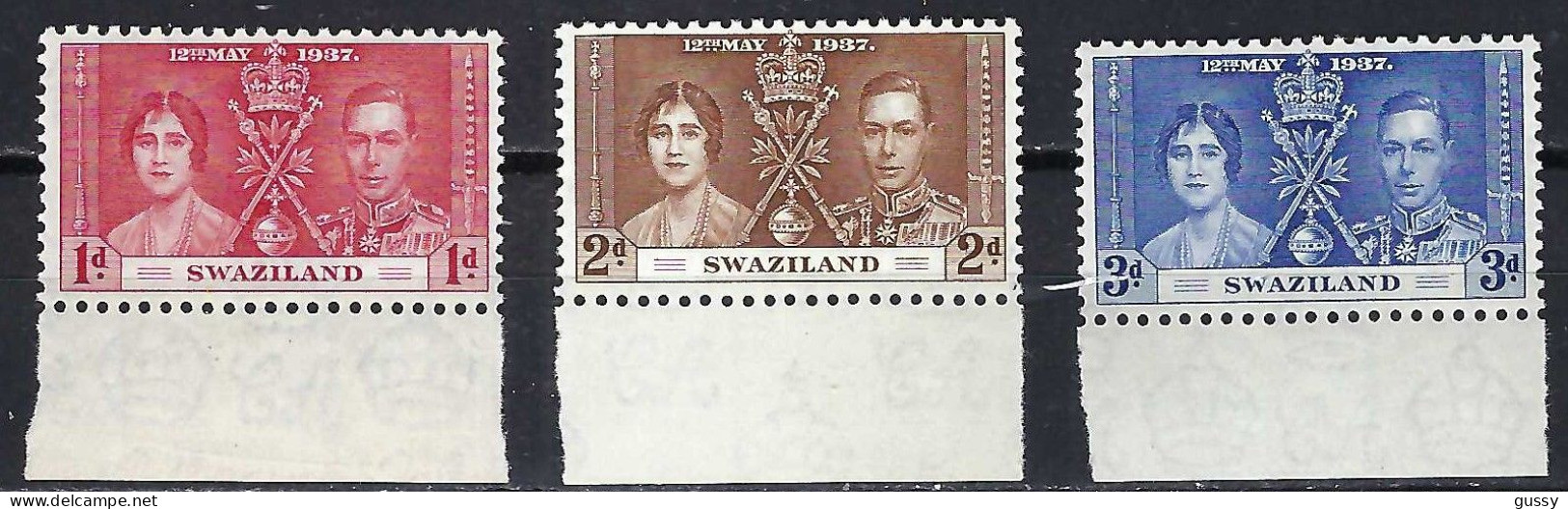 SWAZILAND Ca.1937: Lot De Neufs** BDF - Swasiland (...-1967)