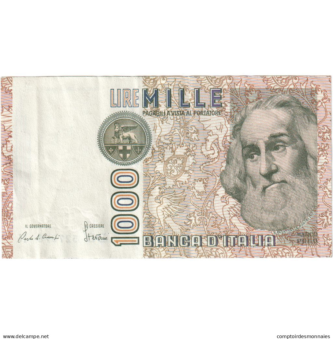 Italie, 1000 Lire, 1982-1983, 1982-01-06, KM:109a, TTB - 1000 Lire
