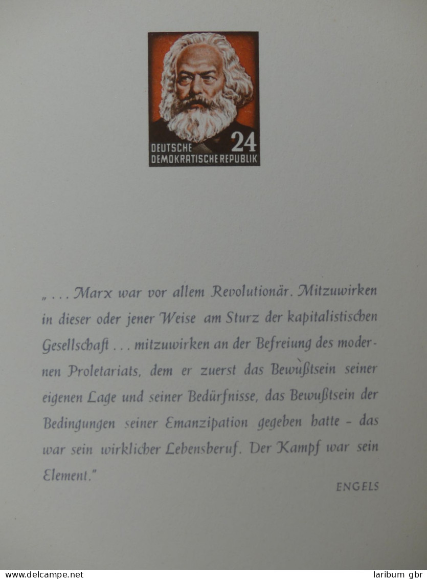 DDR S 344- 353 Postfrisch Marx-Büchlein #HJ307 - Autres & Non Classés