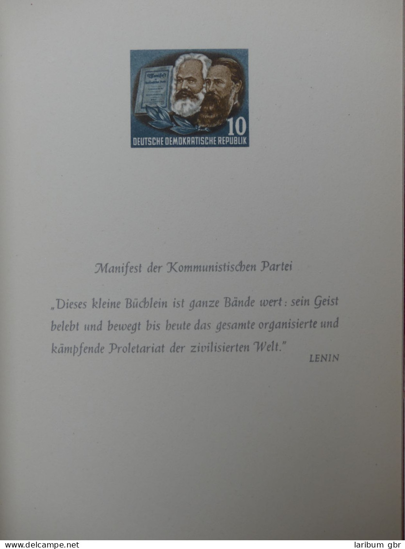 DDR S 344- 353 postfrisch Marx-Büchlein #HJ307