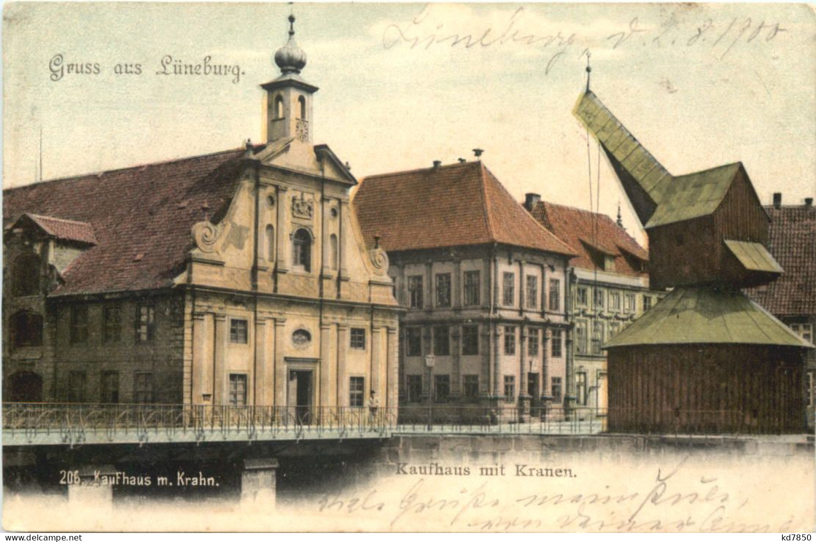 Gruss Aus Lüneburg - Kaufhaus Mit Kranen - Lüneburg