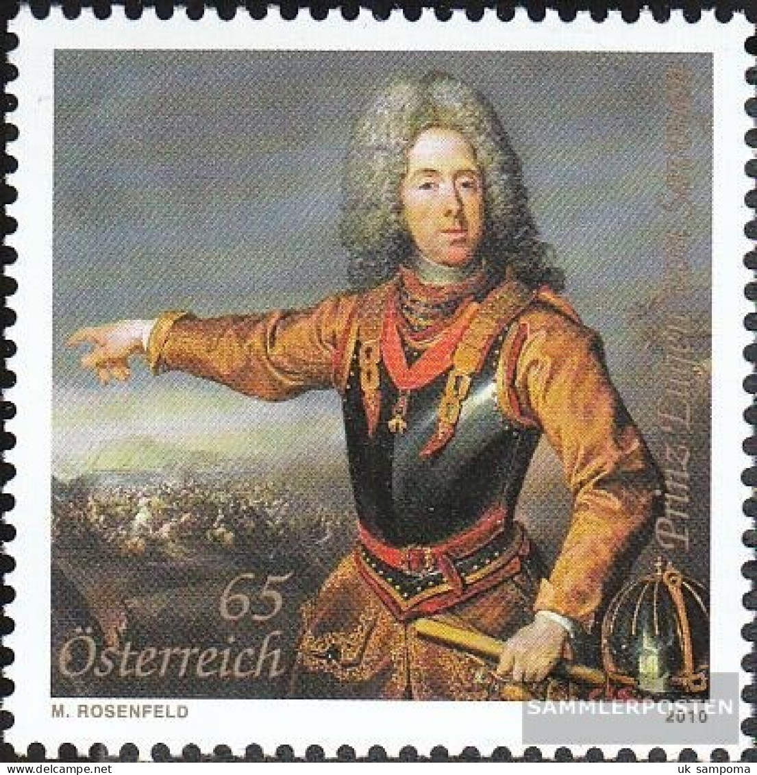 Austria 2854 (complete Issue) Unmounted Mint / Never Hinged 2010 Prince Eugen Of Savoy - Unused Stamps