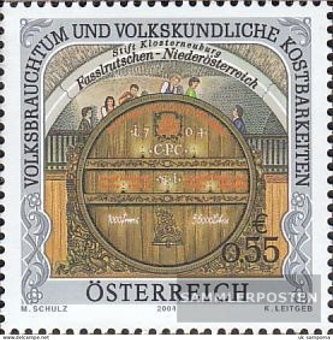 Austria 2483 (complete Issue) Unmounted Mint / Never Hinged 2004 Folklore - Unused Stamps