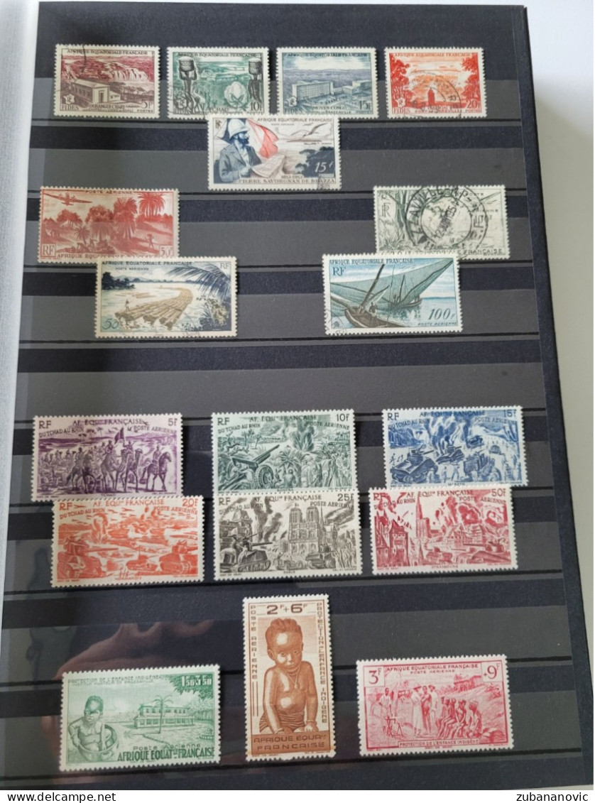 African Territories 195 Stamps - Collections (sans Albums)