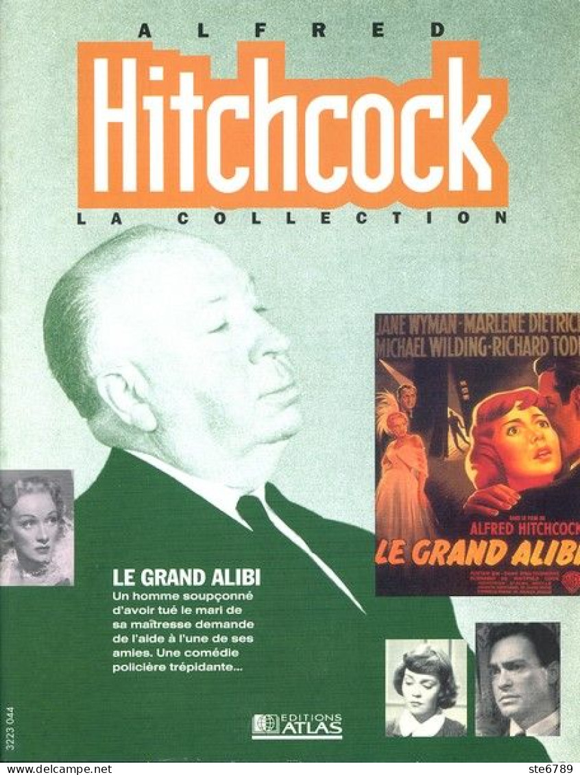 ALFRED HITCHCOCK Cinéma Film LE GRAND ALIBI - Cinéma