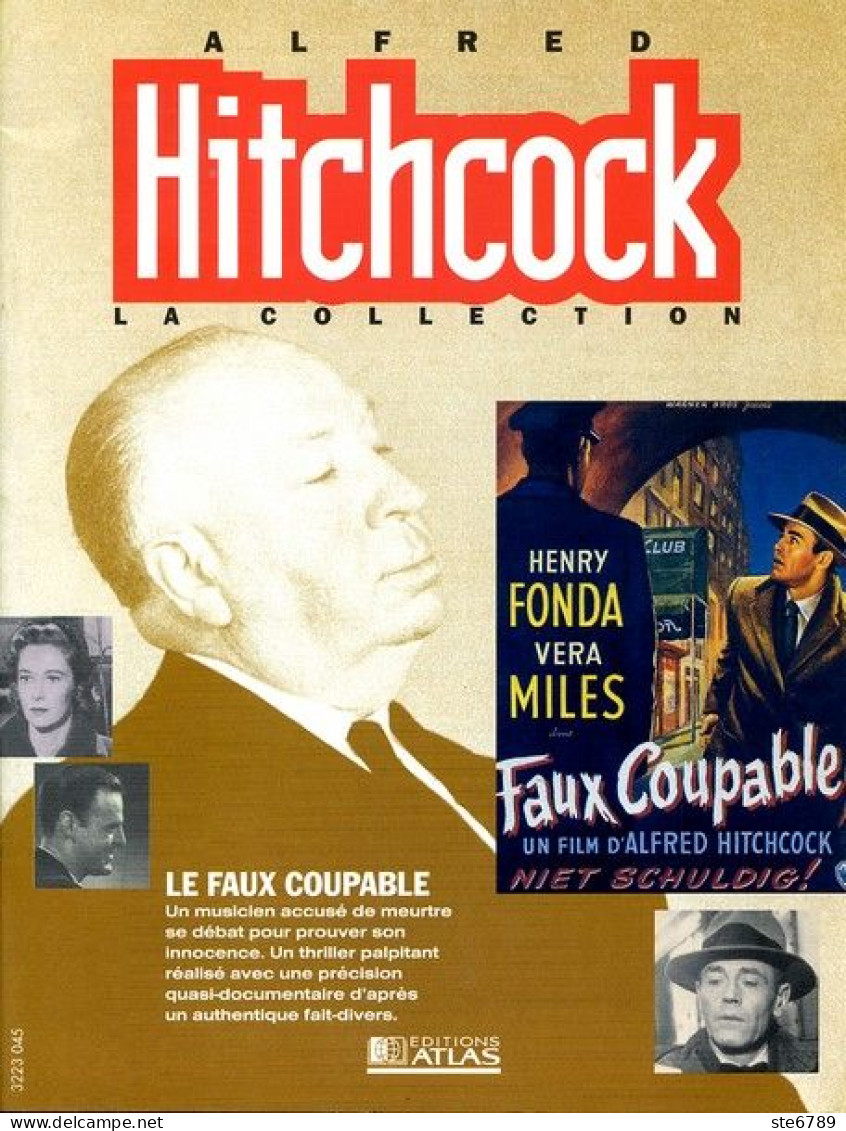 ALFRED HITCHCOCK Cinéma Film LE FAUX COUPABLE - Cinéma