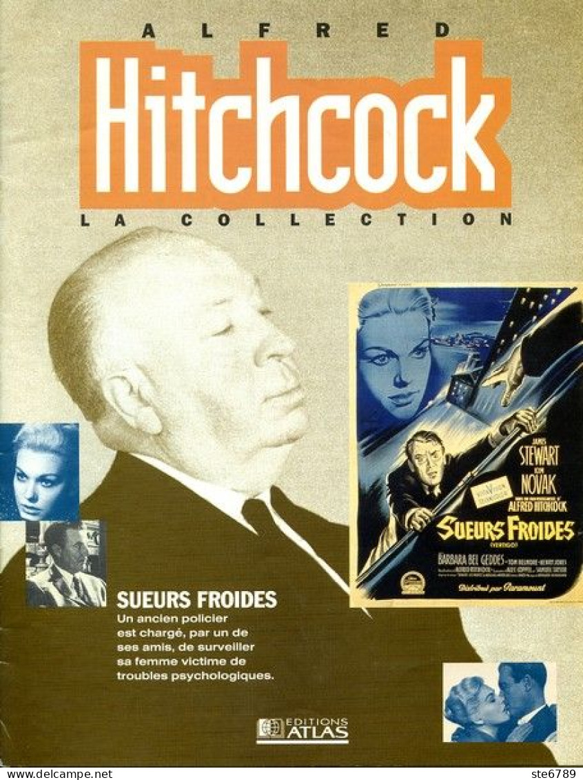ALFRED HITCHCOCK Cinéma Film SUEURS FROIDES - Cinéma