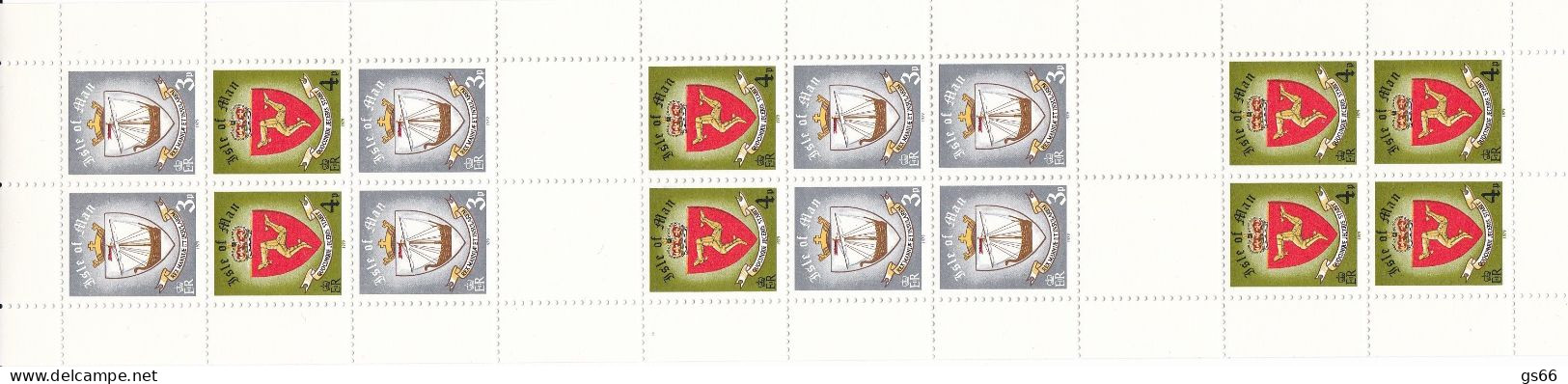 Man, 1979, 144/45, Tynwald-Parlament.  MNH **, Zusammendruck 1979 - Isla De Man