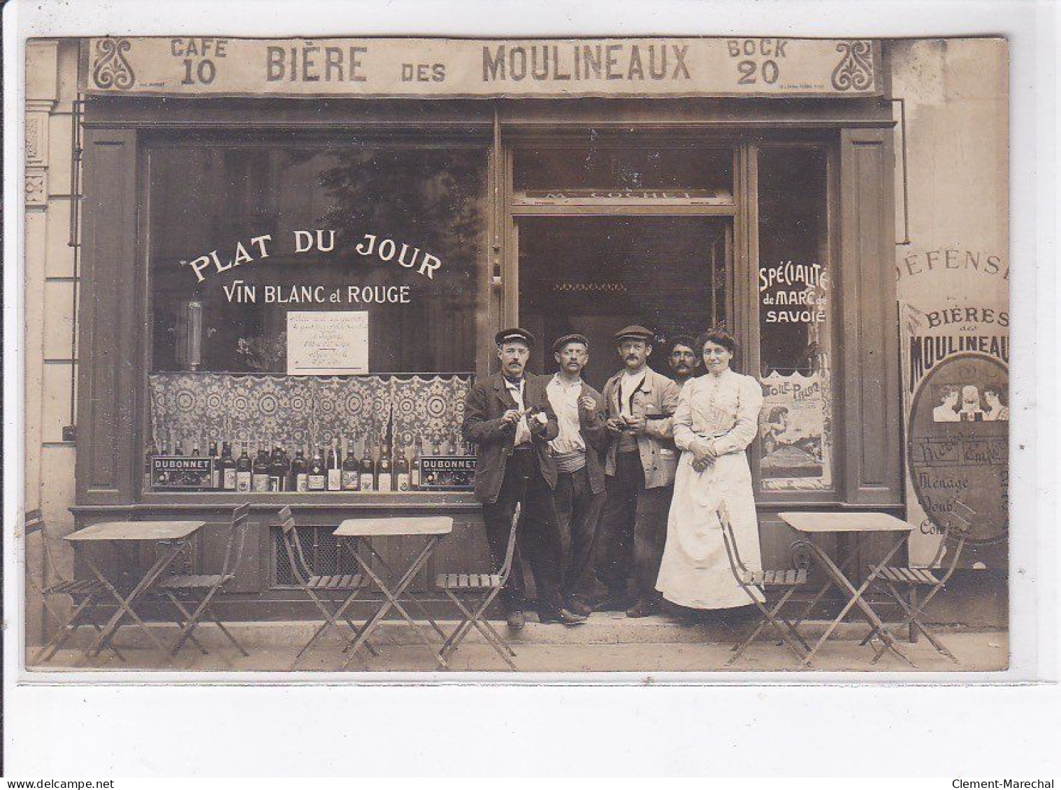 PARIS: 75017, 10 Rue Cardinet, Café Cochet, Bière Des Moulineaux, Spécialité De Marc De Savoie - Très Bon état - Distrito: 17