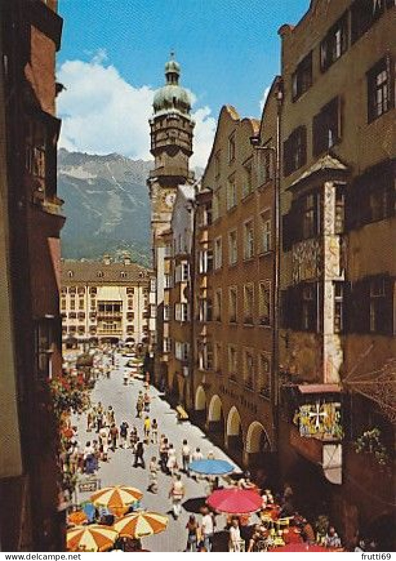 AK 216630 AUSTRIA - Innsbruck - Herzog-Friedrich-Straße Mit Stadtturm Und Goldenem Dachl - Innsbruck