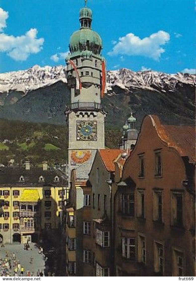 AK 216631 AUSTRIA - Innsbruck - Herzog-Friedrich-Straße Mit Stadtturm Und Goldenem Dachl - Innsbruck