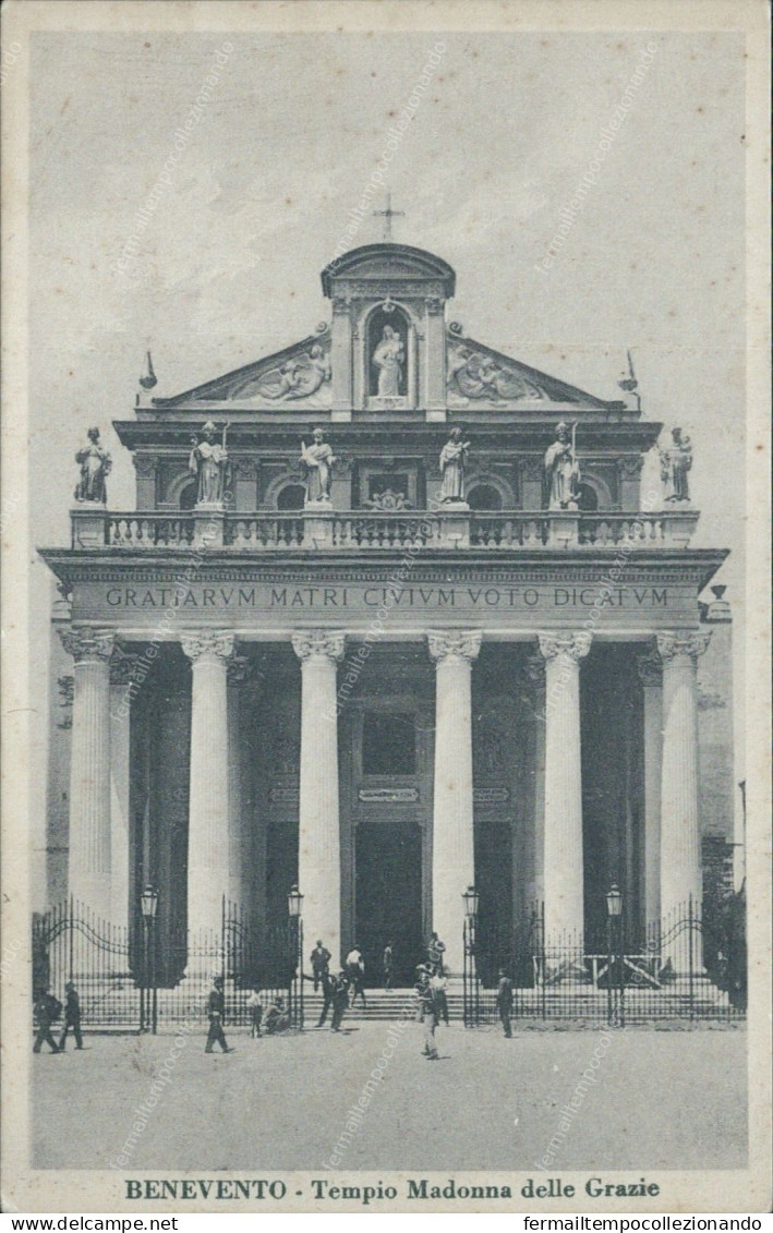Cr51 Cartolina Benevento Citta' Tempio Madonna Delle Grazie Campania - Benevento