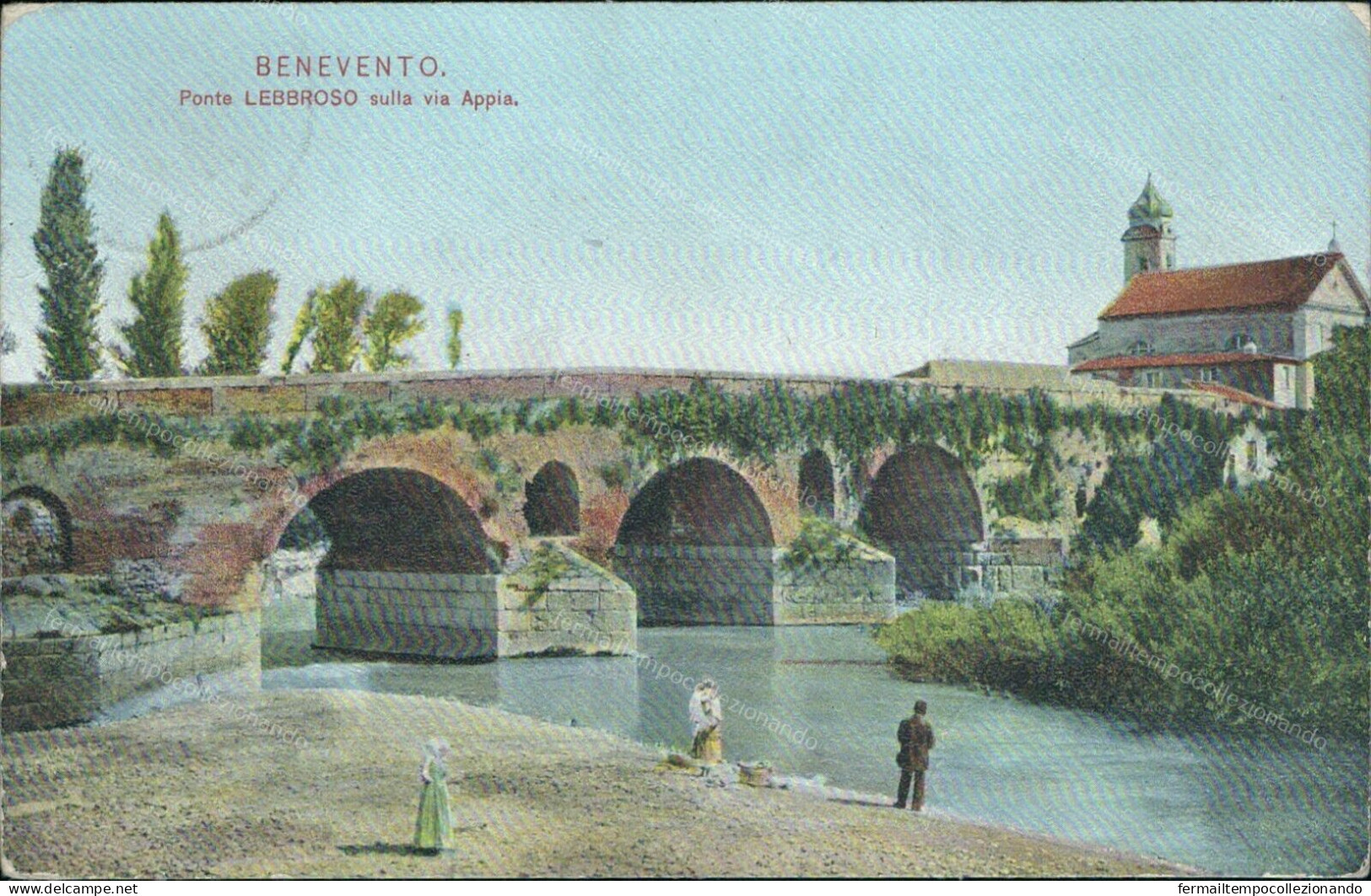 Cr56 Cartolina Benevento Citta'  Ponte Lebroso Sulla Via Appia Campania - Benevento
