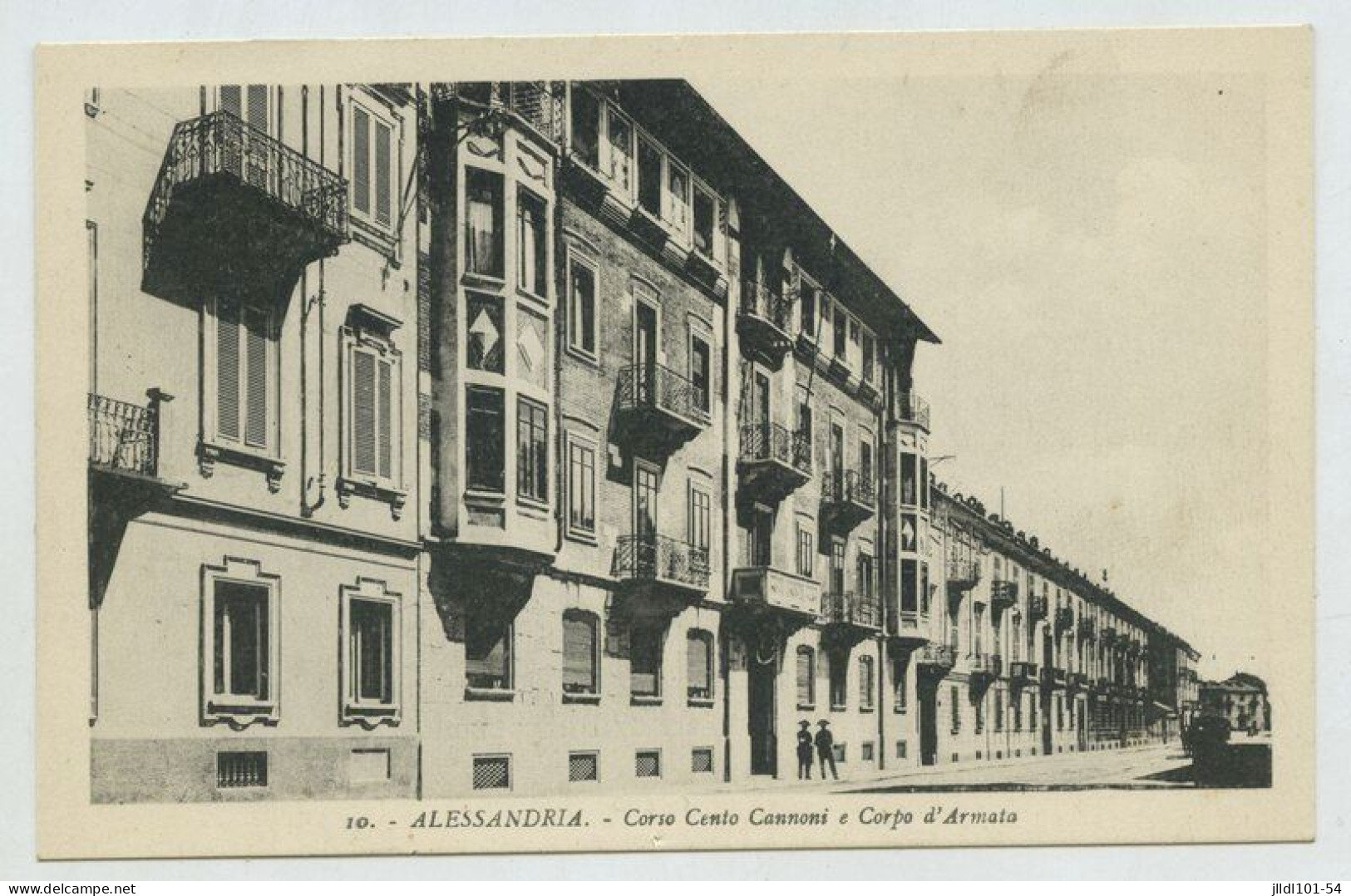 Alessandria, Corso Cento Cannoni E Corpo D'Armata (lt8) Cpa + Photo D'édition - Alessandria