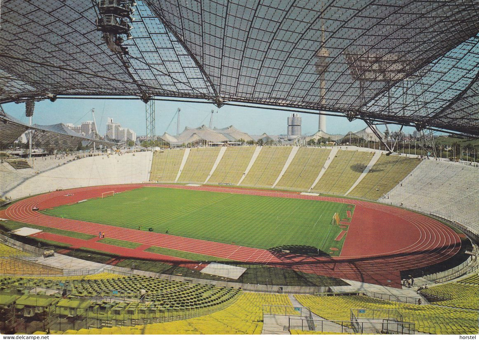 D-80331 München - Olympiastadion - Olympiade 1972 - Stamp - Muenchen