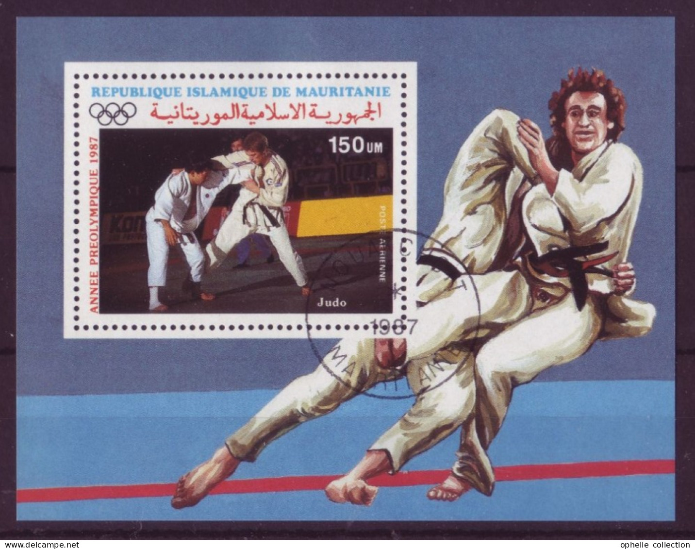 Afrique - Mauritanie  - BLF - 1987 - Année Pré-Olympique - Judo - 7226 - Mauritanië (1960-...)