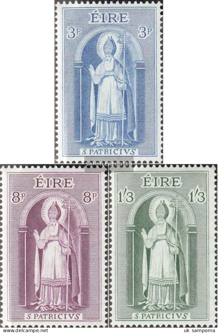 Ireland 150-152 (complete Issue) Unmounted Mint / Never Hinged 1961 Death Of Holy. Patrick - Nuevos