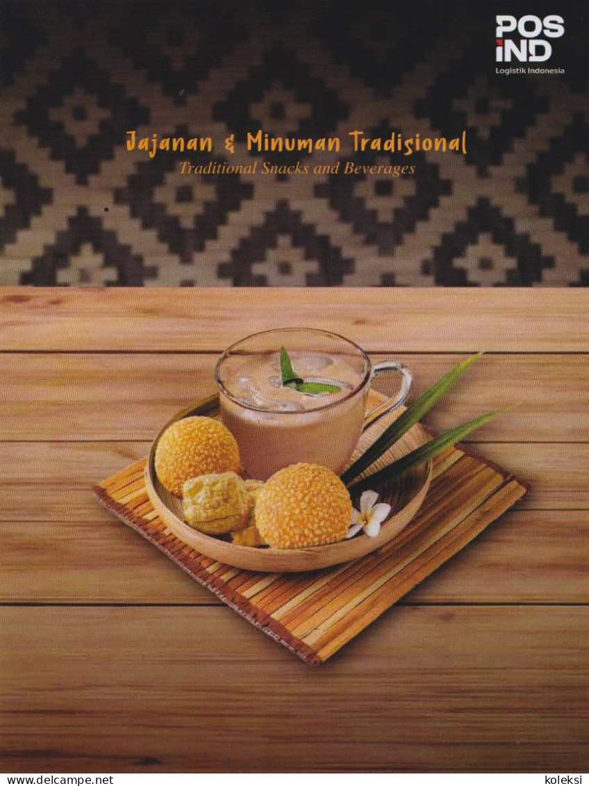 Indonesia 2024 - Traditional Snacks And Beverages (Stamppack: Overprint And Non Perforation) - Indonesien