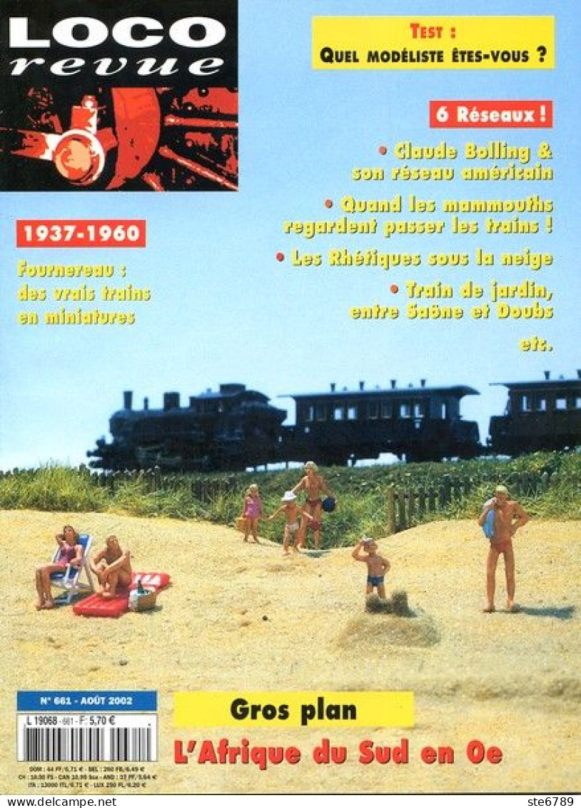 LOCO Revue  Aout  2002  N° 661  Trains Voie Ferrée Locomotives Trés Bon Etat - Trains