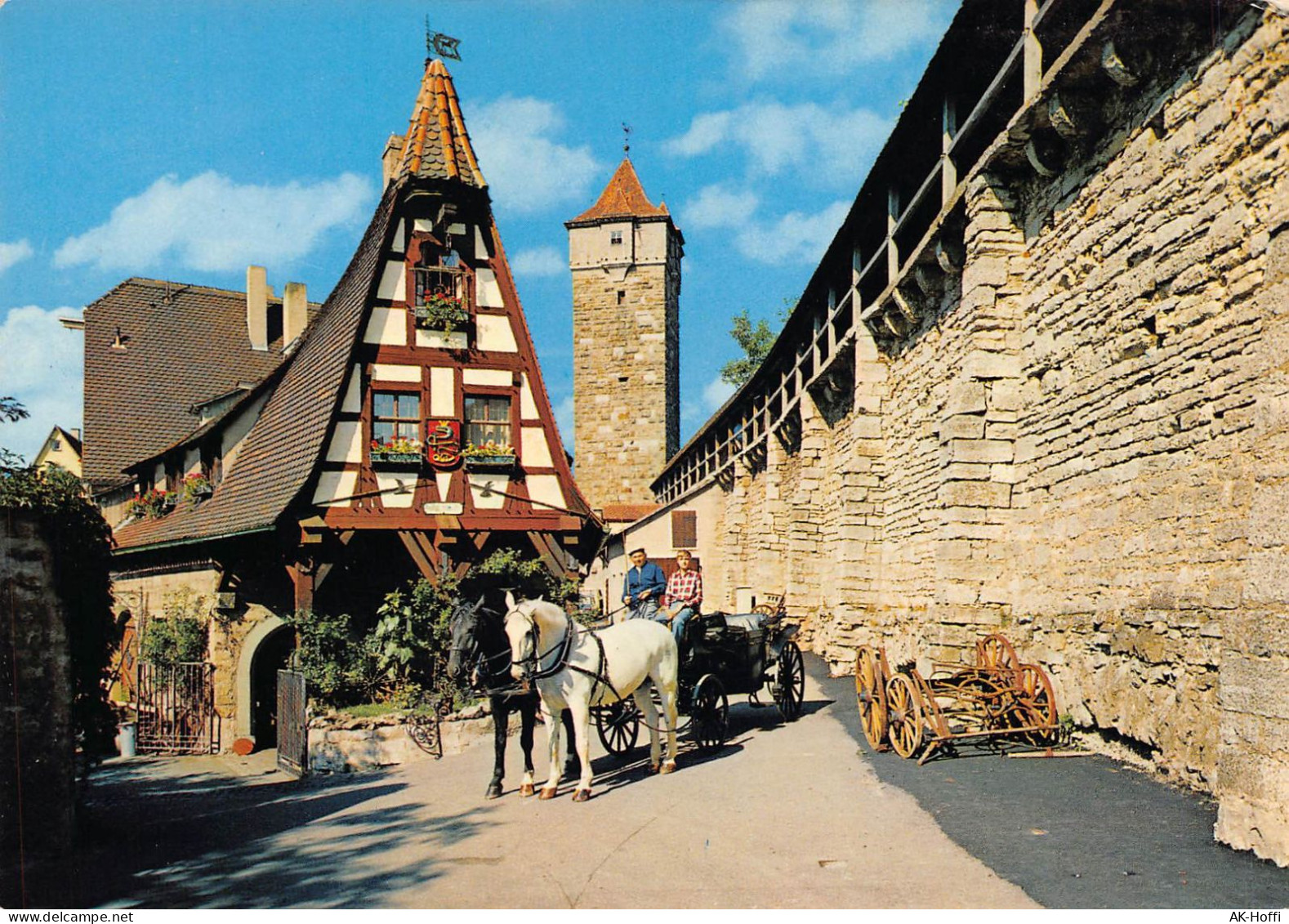 Rothenburg Ob Der Tauber - Alte Schmiede Pferdekutsche - Rothenburg O. D. Tauber