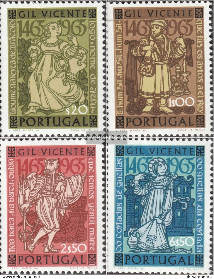 Portugal 996-999 (complete Issue) Unmounted Mint / Never Hinged 1965 Gil Vicente - Nuevos