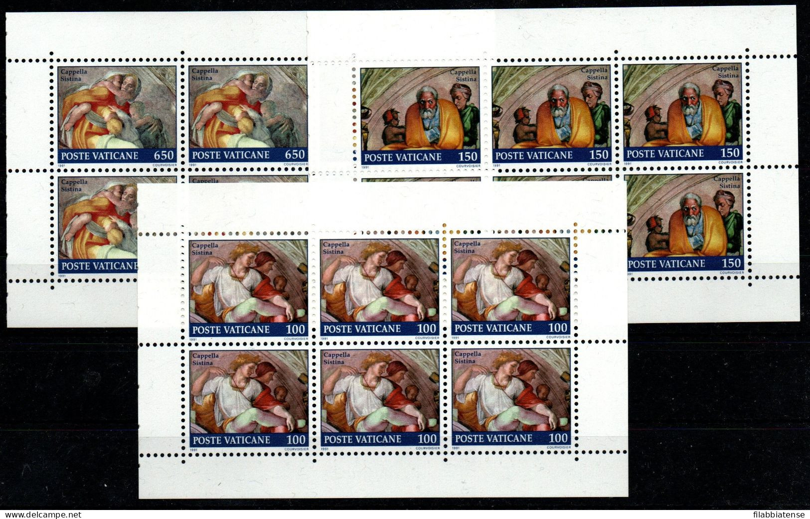 1991 - Vaticano Da Libretto N. 3 - Cappella Sistina   ++++++++++ - Postzegelboekjes