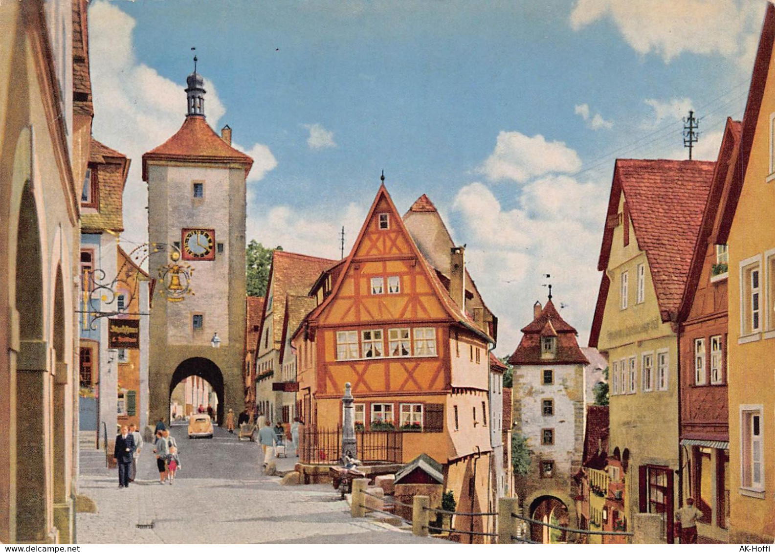 Rothenburg Ob Der Tauber - Am Plönlein VW Käfer - Rothenburg O. D. Tauber