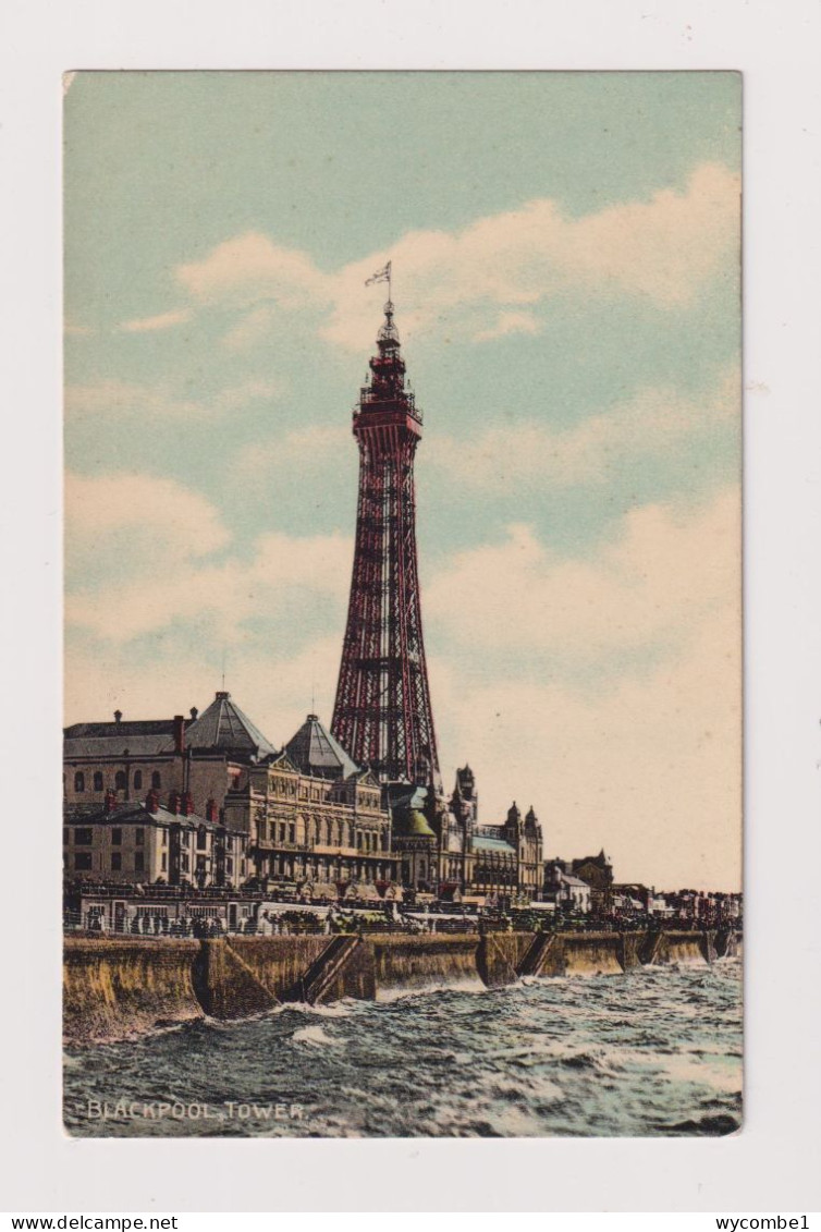 ENGLAND - Blackpool Tower Unused Vintage Postcard - Blackpool
