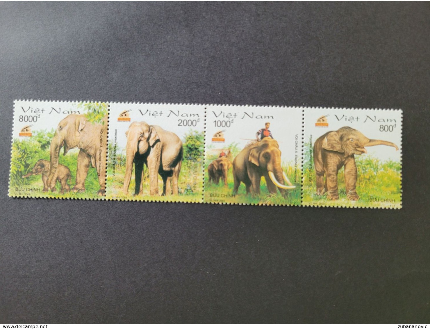 Vietnam 2003 Elephants - Olifanten
