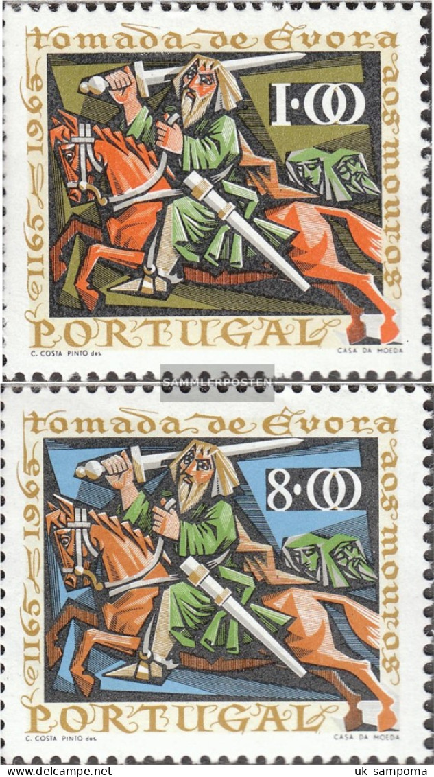 Portugal 1006-1007 (complete Issue) Unmounted Mint / Never Hinged 1966 City Evora - Nuevos