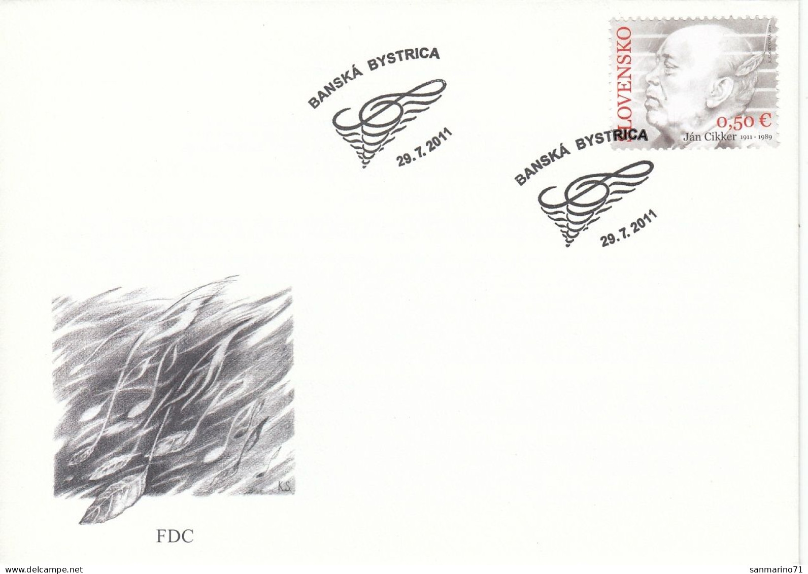 FDC SLOVAKIA 666 - Other & Unclassified