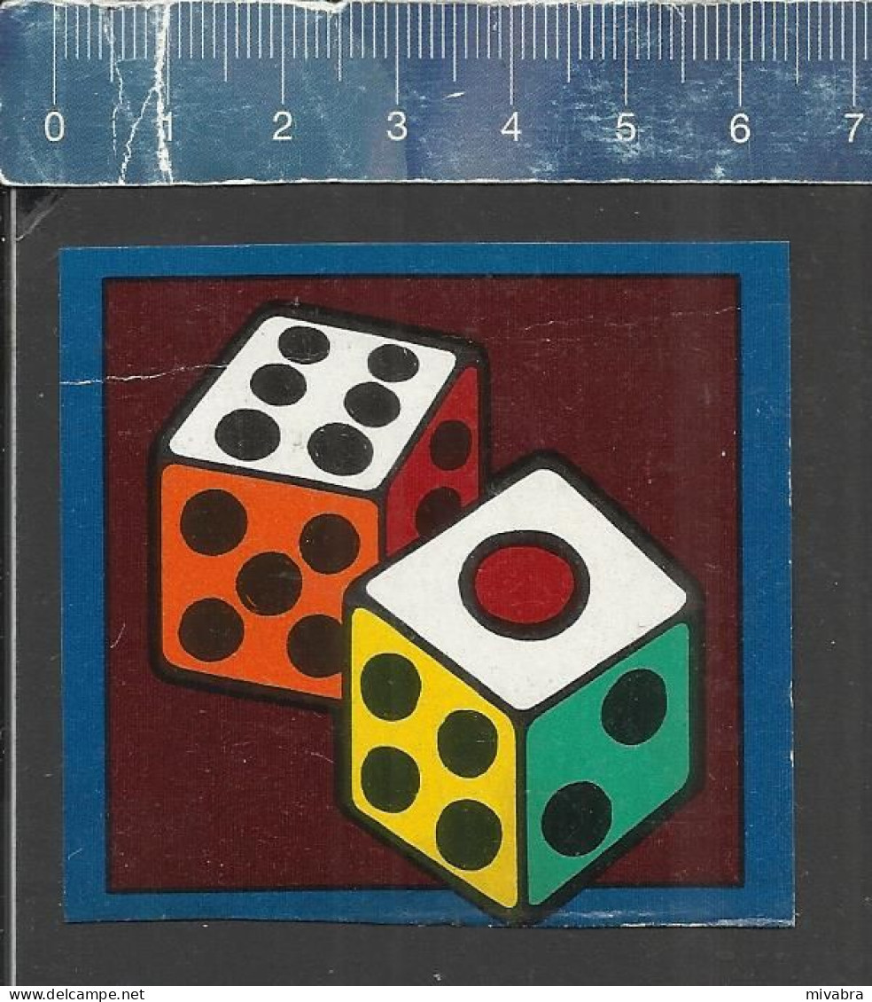 CRAPS DICE GAME CASINO - FRONT LABEL OF MATCHBOX  MADE JAPAN - Matchbox Labels