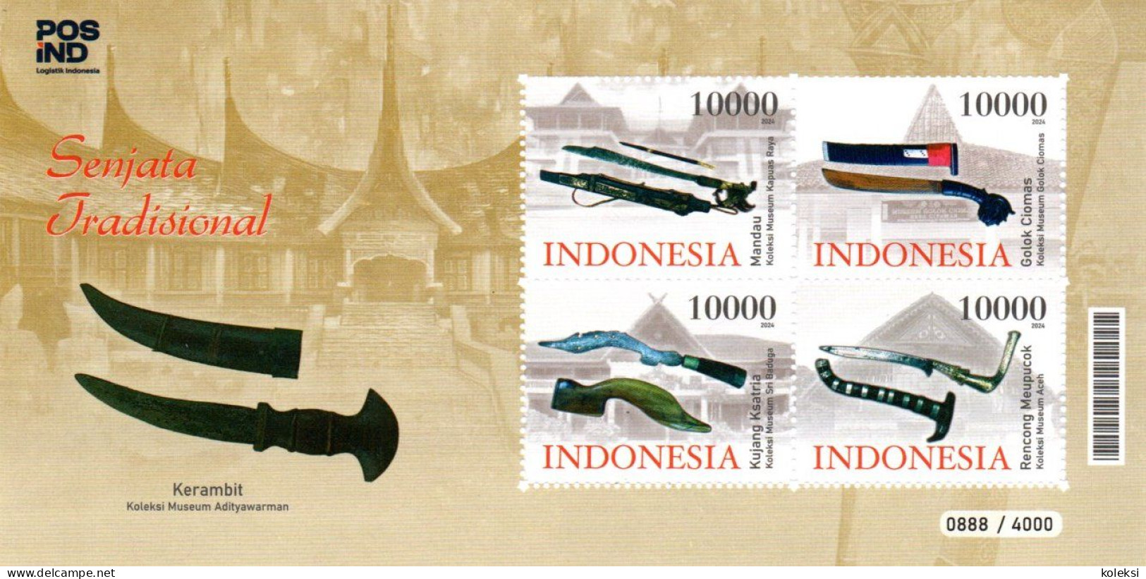 Indonesia 2024 - Traditional Weapons (SS) - Indonesien
