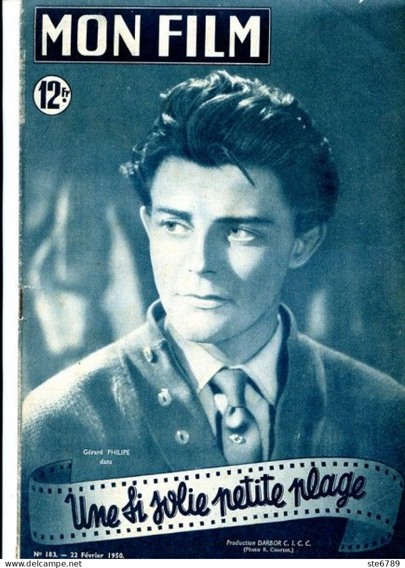 MON FILM 1950 N° 183 Cinéma  Une Si Jolie Petite Plage GERARD PHILIPE / MADELEINE ROBINSON - Kino