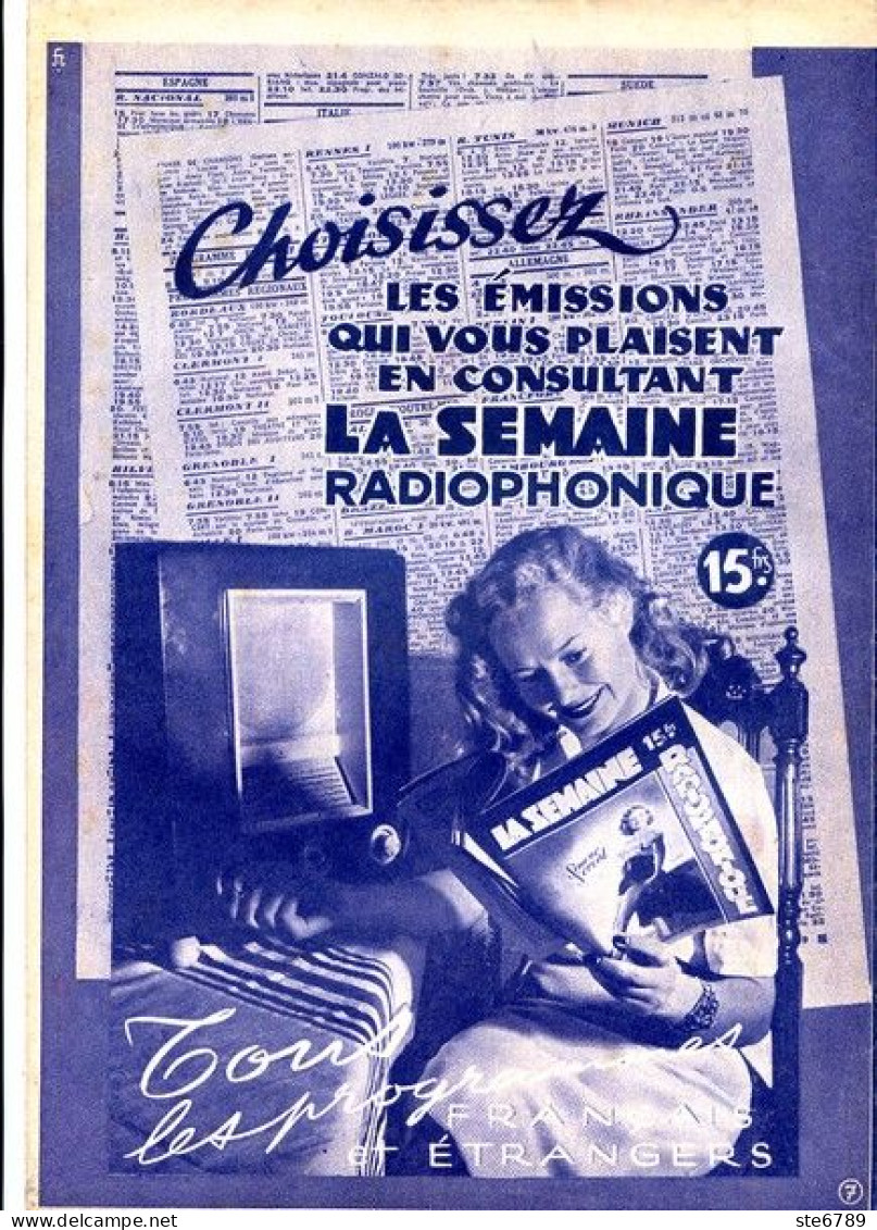 MON FILM 1950 N° 217 Cinéma  La Valse Blanche ARIANE BORG - Film