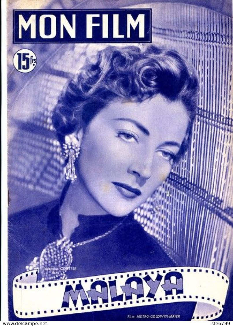 MON FILM 1950 N° 221 Cinéma  Malaya VALENTINA CORTESE - Film